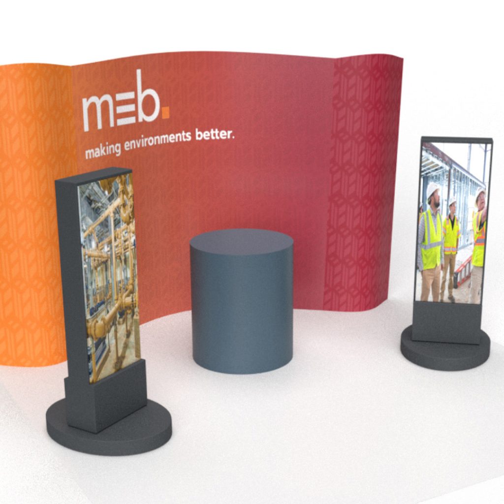 MEB displayed their brand refresh at many successful trade shows.