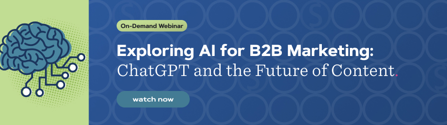 Exploring AI for B2B Marketing and Content Creation Webinar Pusher